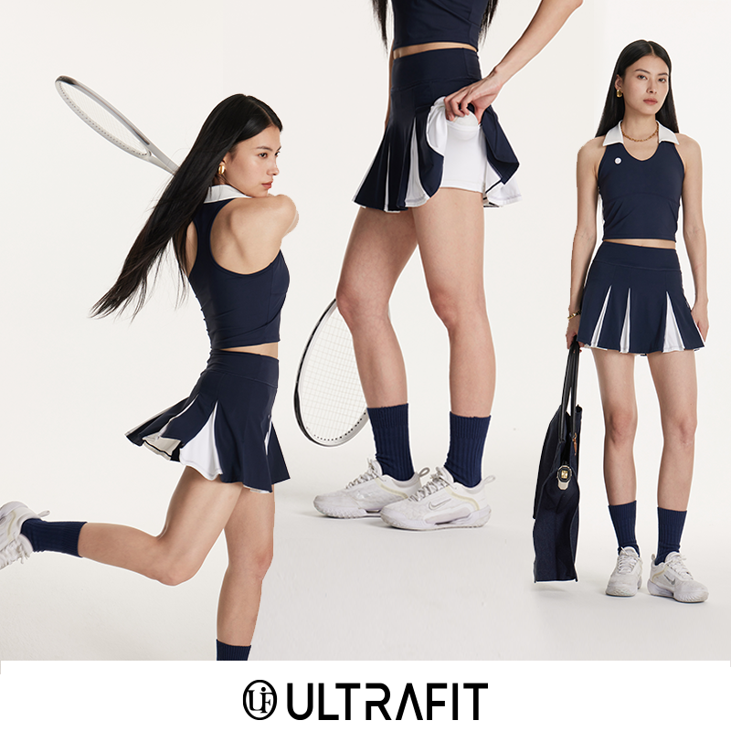 Navy & White Polo Tank