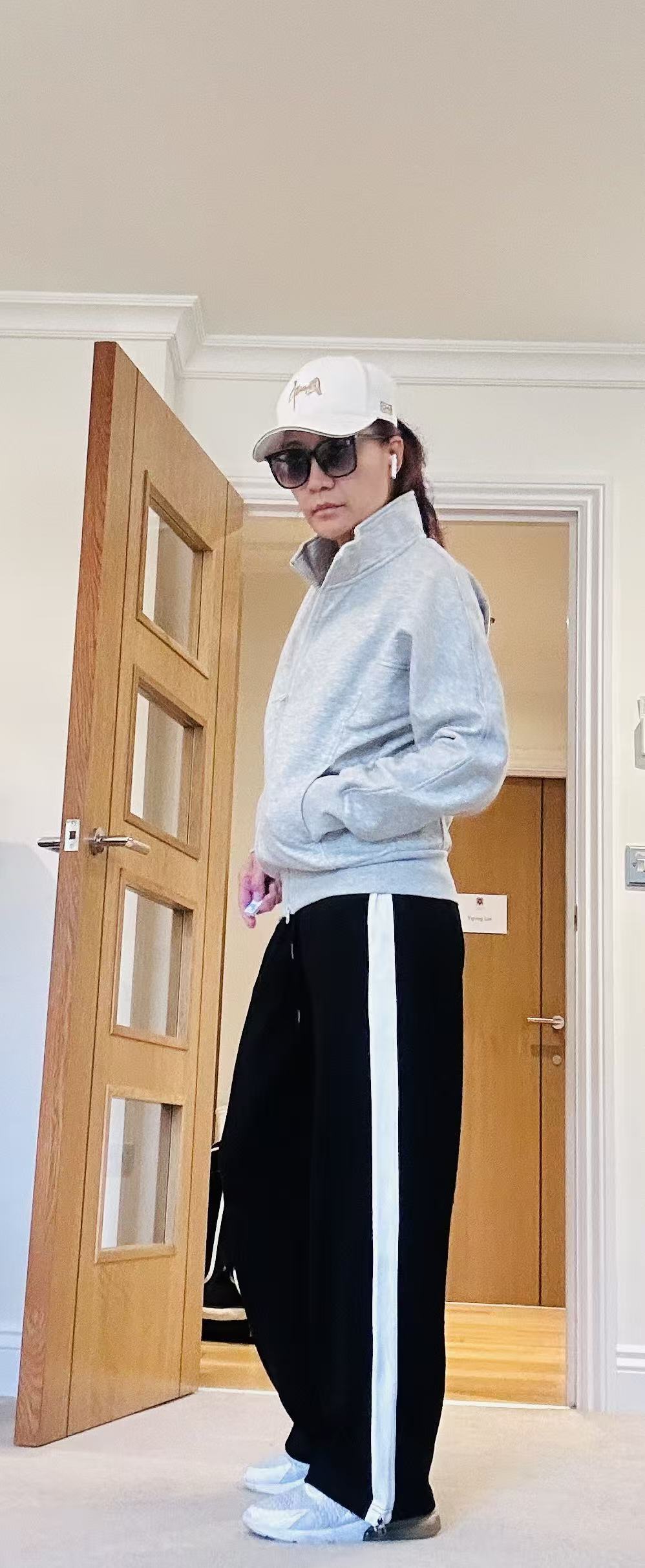 Black & White Wide Leg Pant
