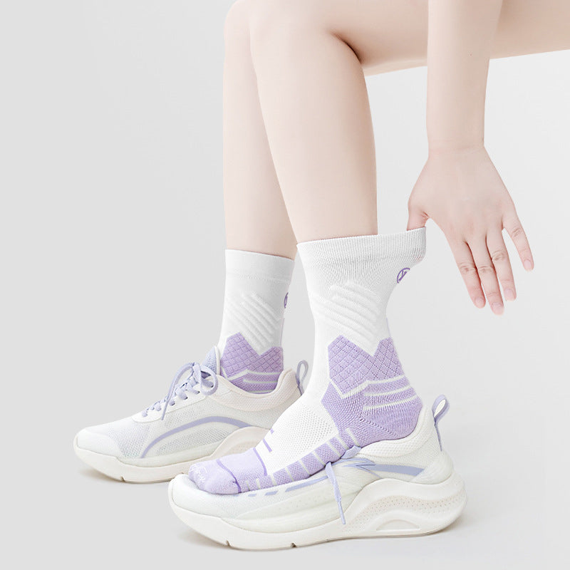 PastelPop Women's Pro Tennis Ankle Socks
