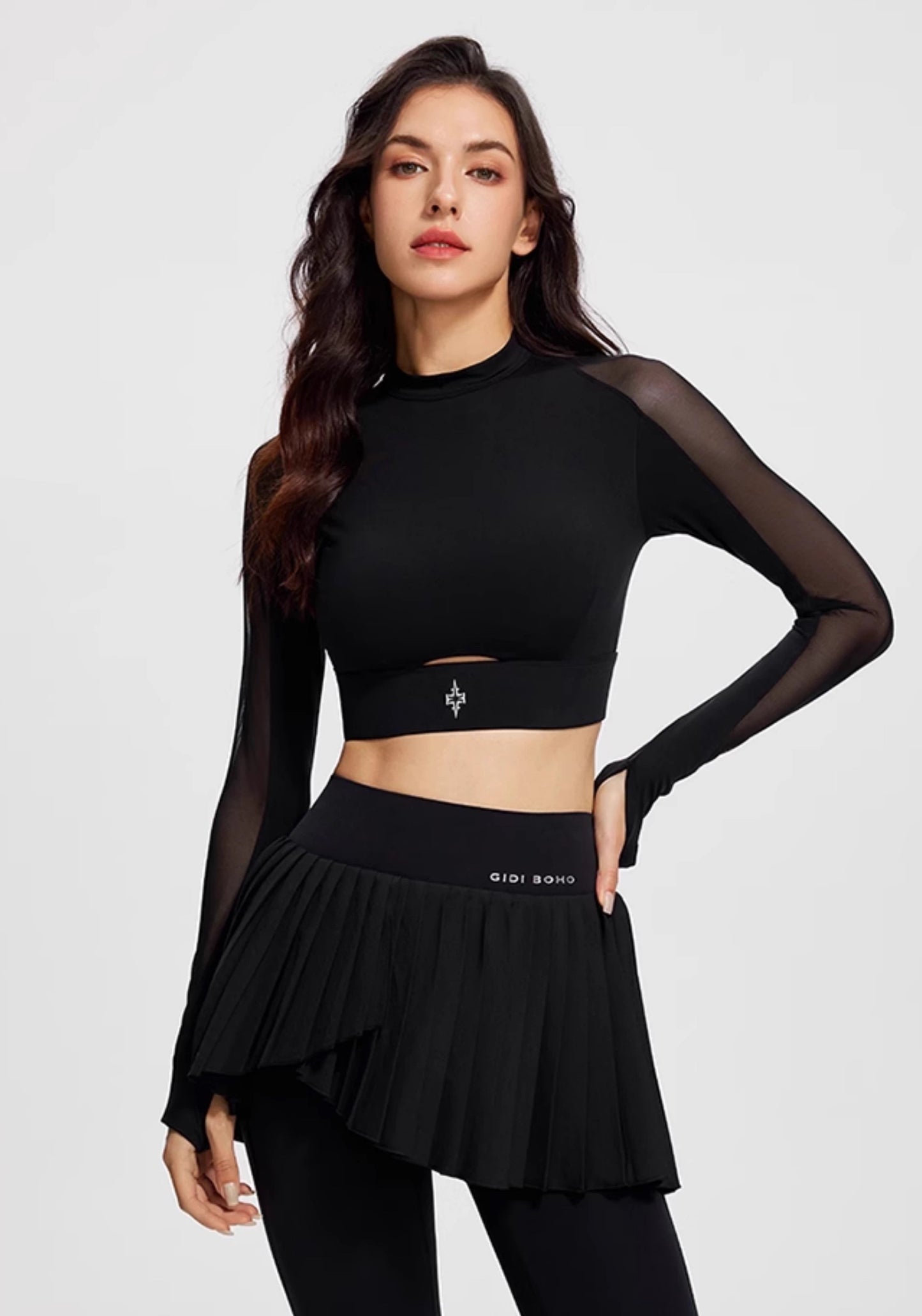 Pleated Skirt Leggings
