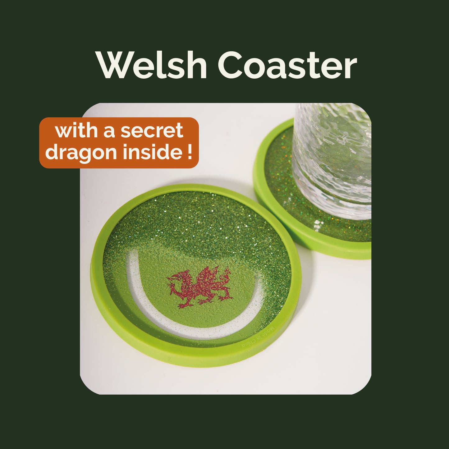 Welsh Dragon Coaster