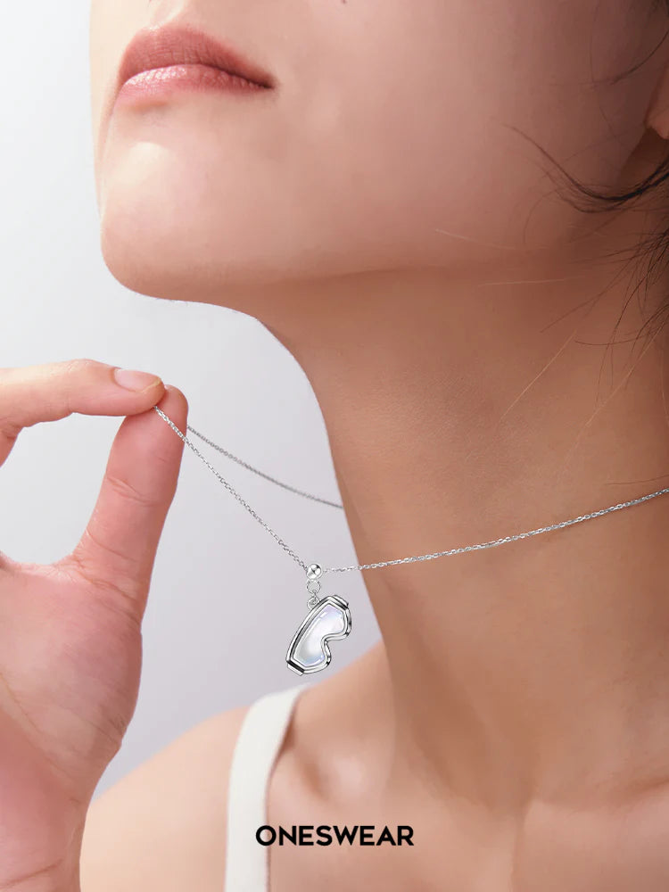 White Ski Goggles Necklace