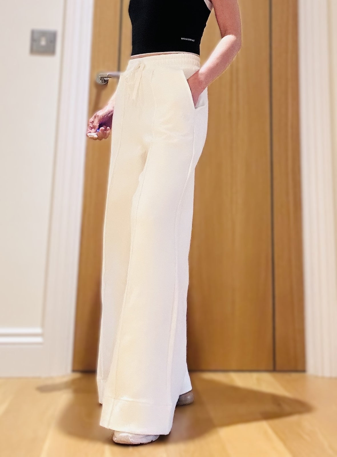 White Wide Leg Pant