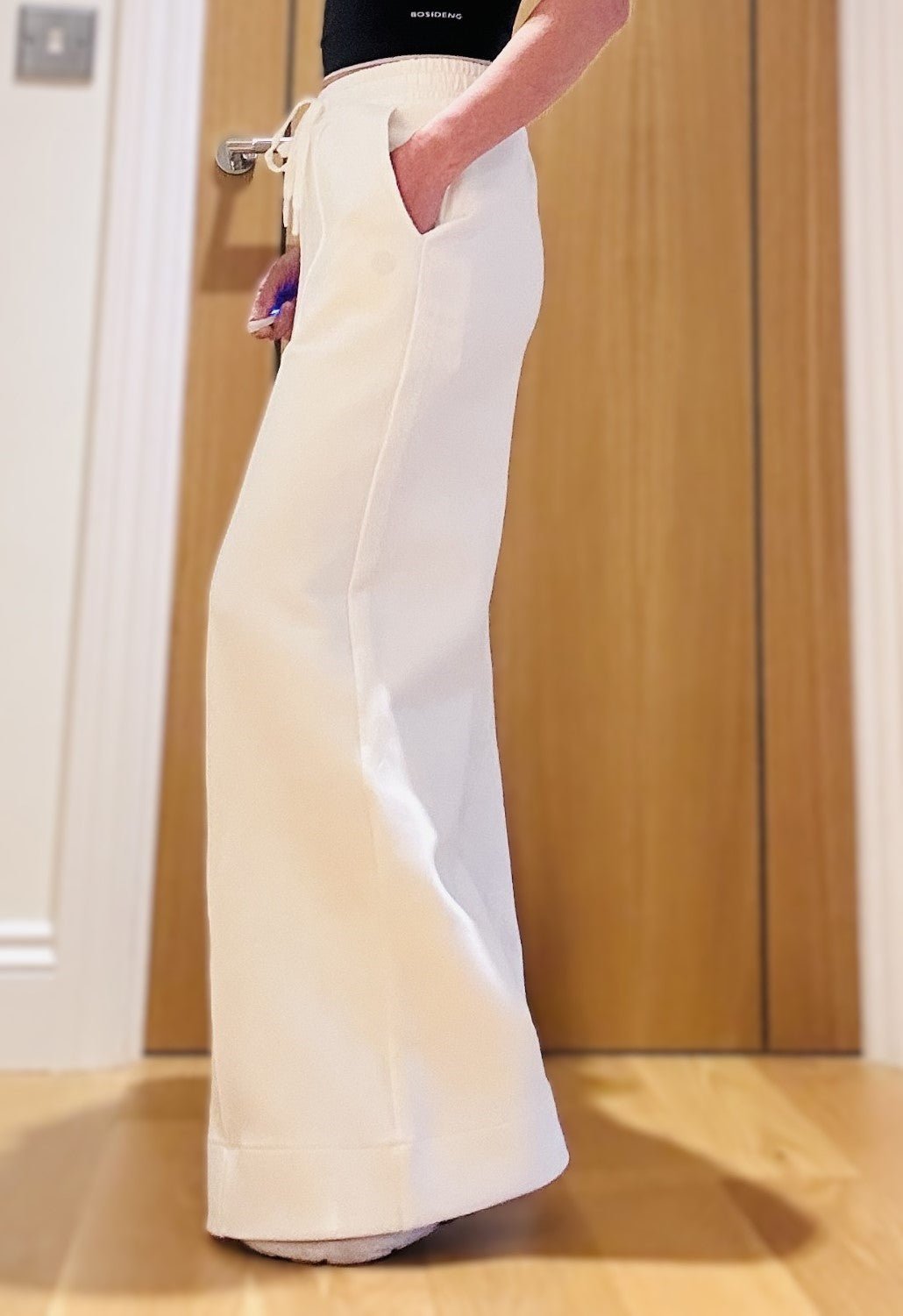 White Wide Leg Pant