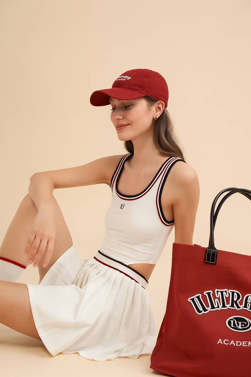 Tank-Style Cutout Tennis Dress