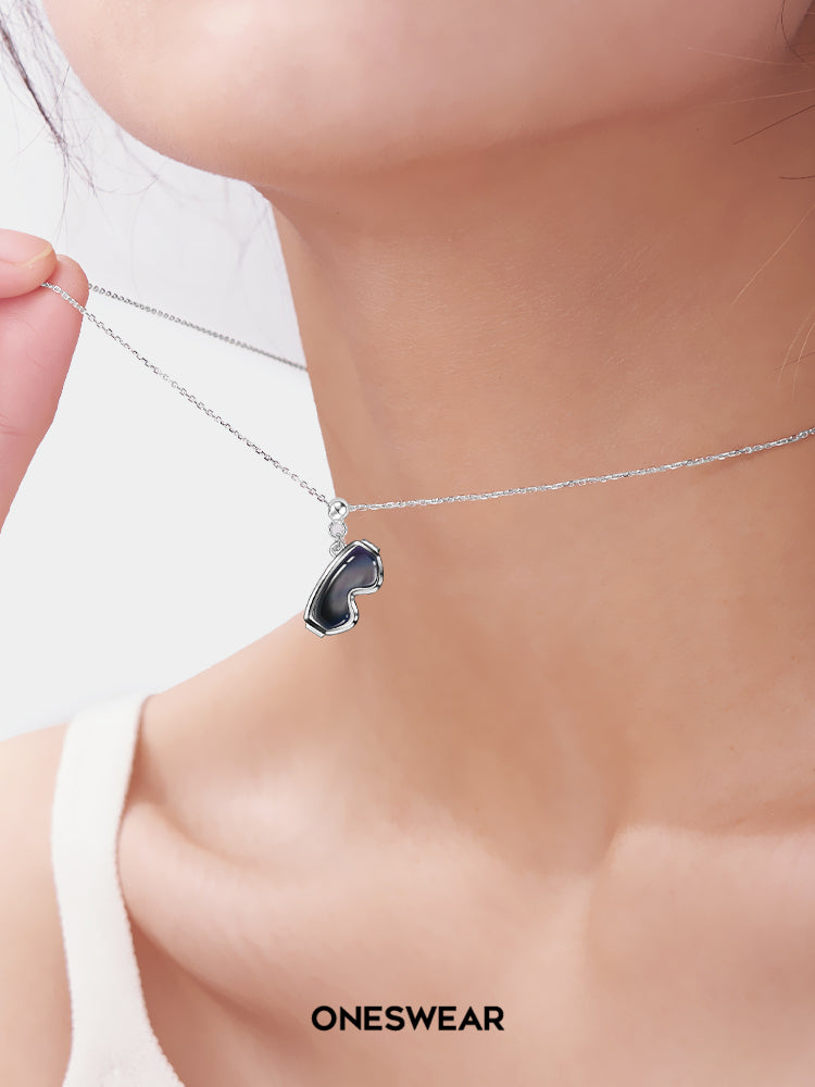 Black Ski Googles Necklace