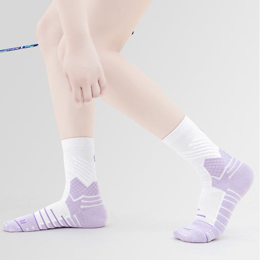 PastelPop Women's Pro Tennis Ankle Socks