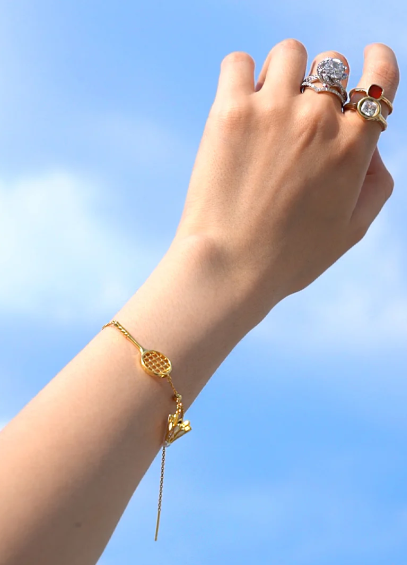 Badminton Chain Bracelet