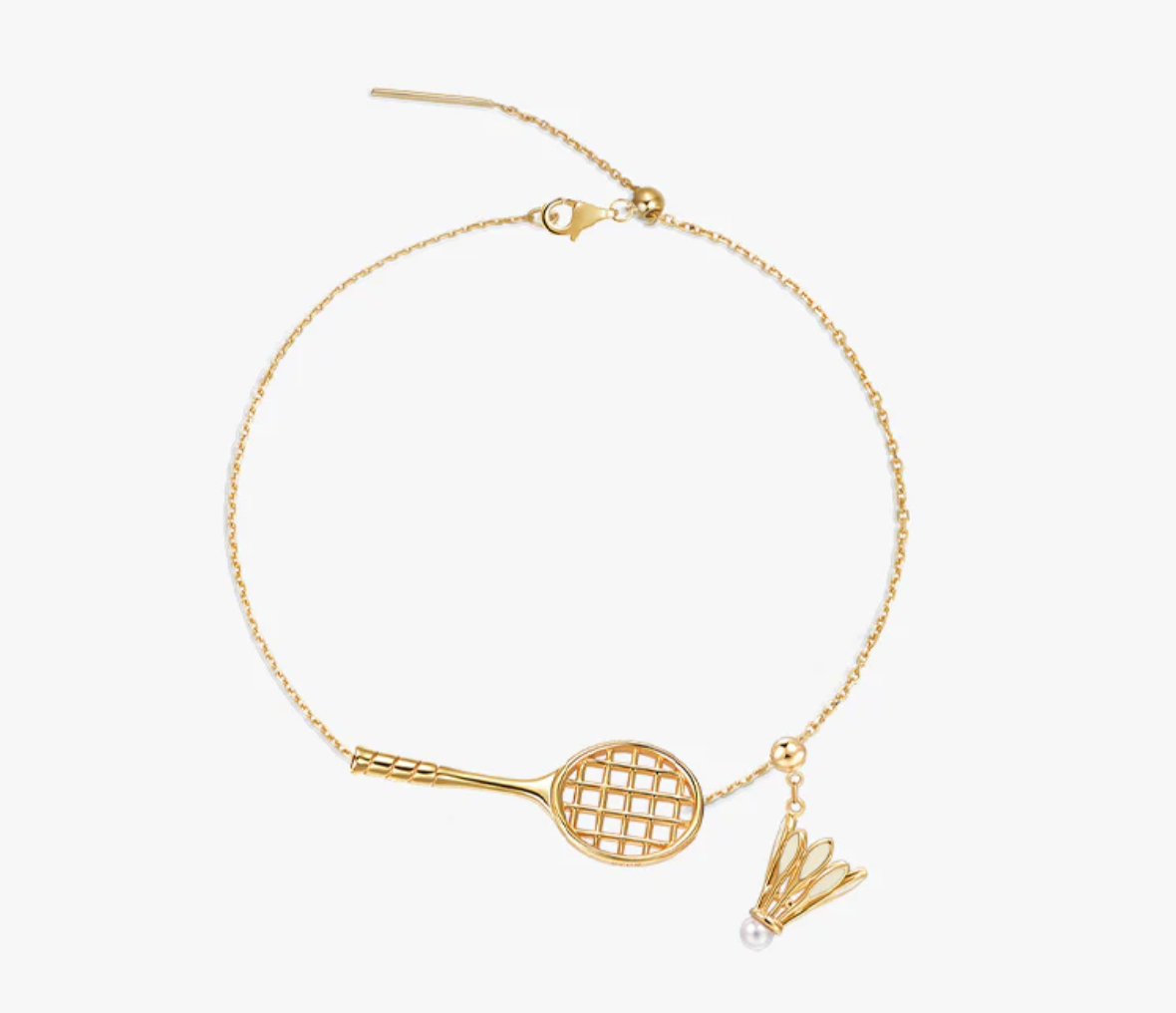 Badminton Chain Bracelet