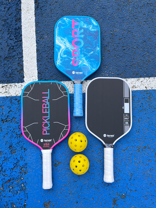 Elongated Tenez Pickleball Graphite Paddle