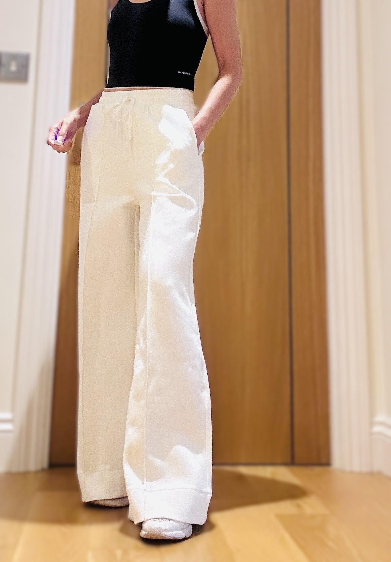 White Wide Leg Pant
