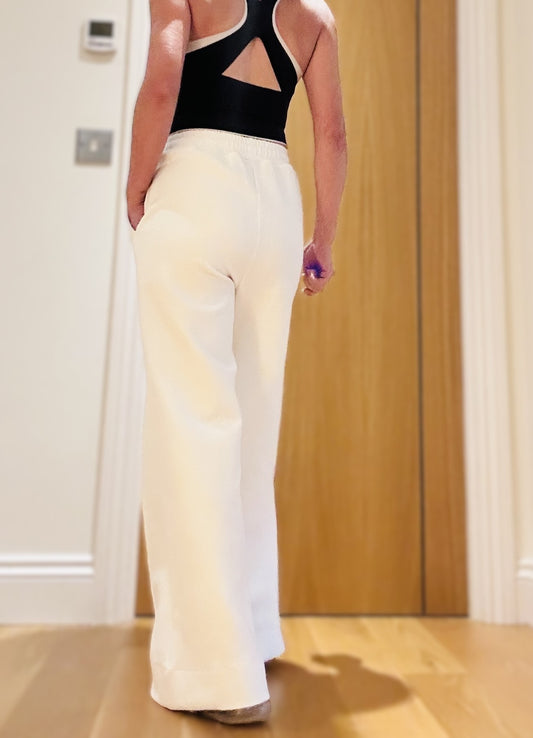 White Wide Leg Pant